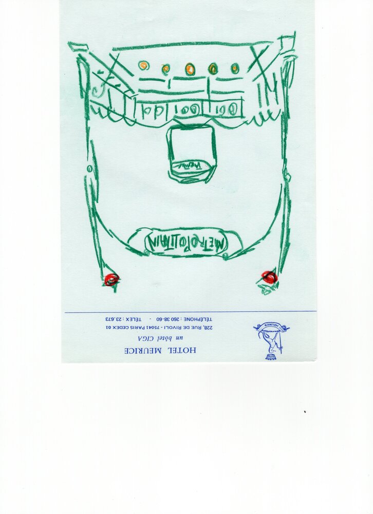 Room Service book - Illustration by Michael McGregor 